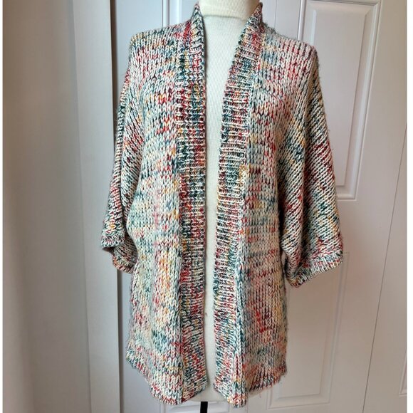 Volcom Kokamo Multi Colored Yarn Kimono Sweater - Picture 1 of 11